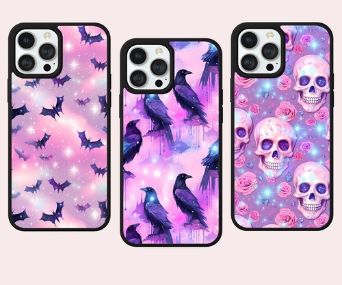 Custodia telefono skull raven - telefono,