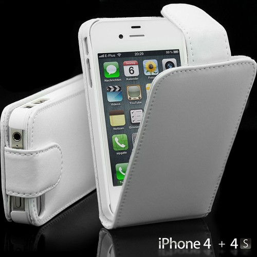 Custodia flip apple iphone 4 - custodia,